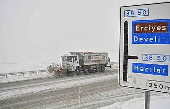 Kayseri'de 137 mahalle yolu kapalı