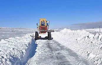 Kayseri'de 14 mahalle yolu ulaşıma kapalı