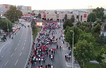 Kayseri'de 15 Temmuz coşkusu