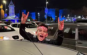 Kayseri'de milli sevinç