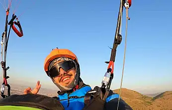 Kayseri'den Kahramanmaraş'a uçan yamaç paraşütü mesafe pilotu o anları anlattı
