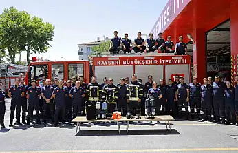 Kayseri İtfaiyesi'nin teknolojik ve teknik kapasitesi güçleniyor