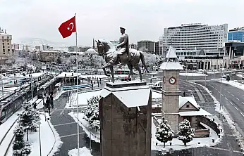 Kayseri'nin en soğuk yeri Tomarza oldu