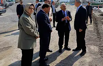 Kayseri protokolü, Kartal Katlı Kavşağı ile fosil müzesini inceledi
