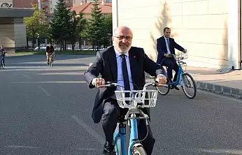 Kayseri Üniversitesi'nde  'Arabasız Kampüs' etkinliği düzenlendi