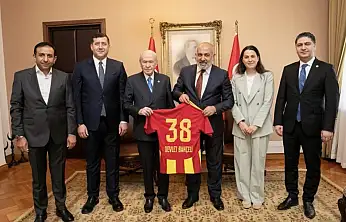 Kayserispor heyetinden MHP Genel Başkanı Bahçeli'ye ziyaret
