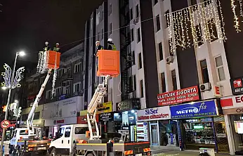 Kent merkezini aydınlatacak LED dönüşüm çalışmaları başladı