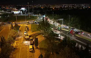 Kerkük bulvarında 14 milyon TL'lik asfalt çalışması