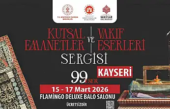 Kutsal emanetler Kadir Gecesi Kayseri'de