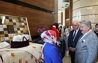 Melikgazi'de kadınların bin bir emekle yaptığı el ürünleri sergisi göz kamaştırdı