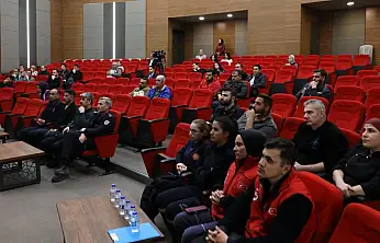 Melikgazi personeli yangınlara karşı bilgilendirildi