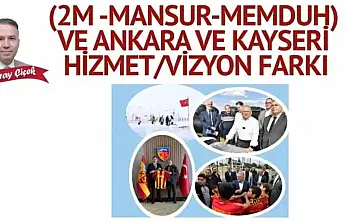 MHP Genel Başkan Danışmanı Çiçek' Ten 'Ankara -Kayseri' kıyası