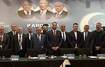 MHP Talas İlçe Başkanlığı'nda Kayhan Saraç güven tazeledi