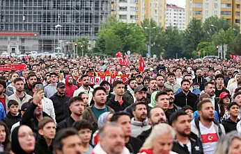Milli heyecan Talas'ta yürekleri ısıttı