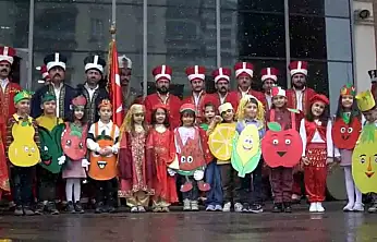 Minik öğrencilerin 'Yerli Malı Haftası' sevinci