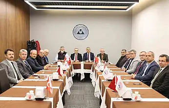 Rektör Altun'dan KAYSO yönetimine 'bilgilendirme toplantısı'