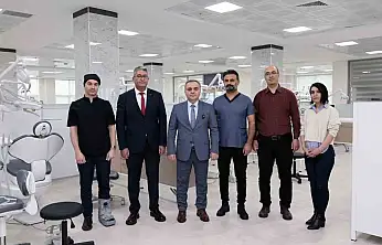 Rektör Altun, Yeni Diş Hastanesi Binası'nı inceledi