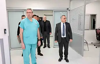 Rektör Prof. Dr. Altun, PET - BT Ünitesinin yenileme çalışmalarını inceledi