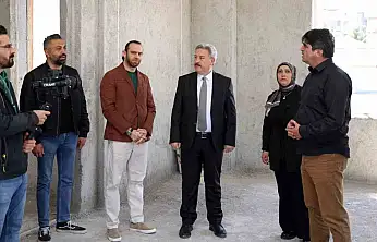 Selçuklu Mahallesi'nin çok amaçlı sosyal tesisi hızla yükseliyor
