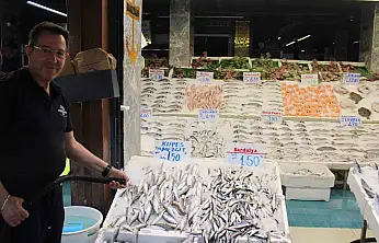 Sezon başladı, balık tezgahları şenlendi
