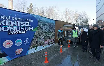 Suriçi Camikebir Kentsel Dönüşüm Projesi'ndeki çalışmalar yerinde incelendi