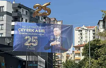 Talas'ta AK Parti'nin 25. Yıldönümü'nde coşkulu kutlama