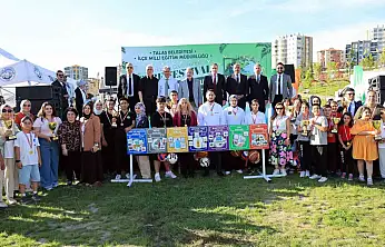 Talas'ta çevre bilinci sanatla buluştu, öğrenciler ödüllerine kavuştu