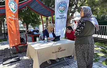 Talas'ta çocuklar kitapla, büyükler beyaz masa ile buluştu