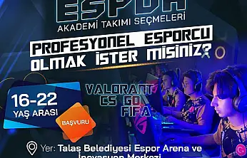 Talas'ta e-sporun yıldızları seçiliyor