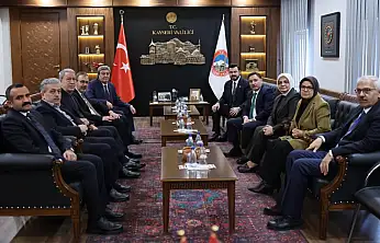 TBMM Engelli Bireylerin Sorunlarını Araştırma Komisyonu'ndan Vali Çiçek'e ziyaret