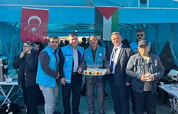 Tomarza'da Gazze için hayır panayırı yapıldı
