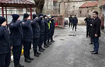 Tomarza'da güvenlik güçleriyle bayramlaşma ziyareti