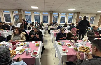 Tomarza'da şehir aileleri ve gaziler iftarda buluştu