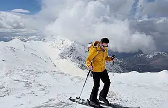 Tomarza'da yeni kayak rotası keşfedildi