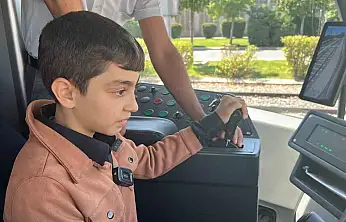 Tramvay tutkunu Miraç'ın hayali gerçek oldu