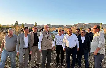 TZOB Genel Başkanı Şemsi Bayraktar, Akin'de ay çekirdeği hasadına katıldı