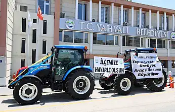 Yahyalı Belediyesi araç filosunu güçlendirdi: 2 yeni traktör hizmete alındı