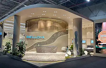 Yeni sezon koleksiyonlarıyla Bellona, Uluslararası Mobilya Fuarı'nda yoğun ilgi gördü