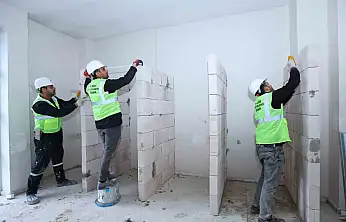 Yeşil Mahalle Sosyal Tesisleri'nde iyileştirme çalışması