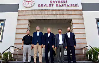 Yeşilhisar heyetinden Başhekim Çöl'e ziyaret