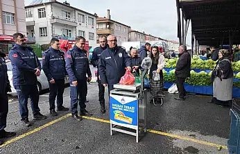 Zabıta ekiplerinden fırın, pazar ve market denetimi