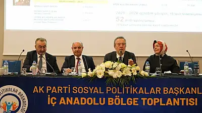 AK Parti Sosyal Politikalar Başkanlığı İç Anadolu Bölge Toplantısı Kayseri'de gerçekleştirildi