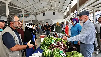 Anadolu'da tek, Türkiye'de sayılı olan 'Yüzde 100 Ekolojik Pazar' açıldı