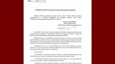Baki Ersoy'dan Sindelhöyük Mahallesi'ne jandarma karakolu için soru önergesi