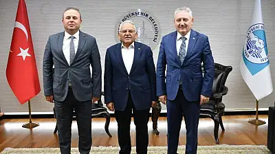 Başkan Büyükkılıç, Tarım Reformu Genel Müdürü Yıldız'ı ağırladı