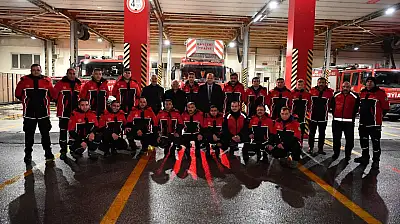 Başkan Büyükkılıç yeni yıla ekiplerle girdi