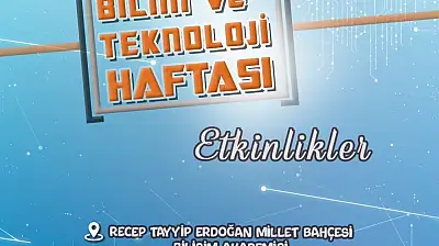 Büyükşehir'den, Bilim ve Teknoloji Haftası'nda dolu dolu etkinlikler
