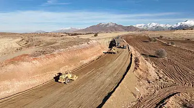Büyükşehir'den Tomarza'nın kırsal bağlantı yoluna önemli çalışma