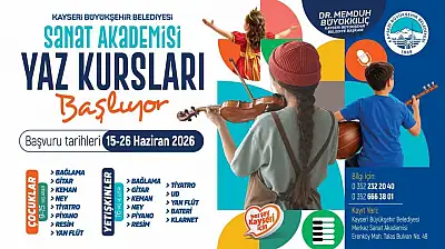 Büyükşehir Konservatuarı'nda Yaz Kursları için kayıtlar başlıyor
