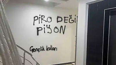 CHP Kayseri İl Başkanlığı binasının duvarlarına boyayla yazılar yazıldı